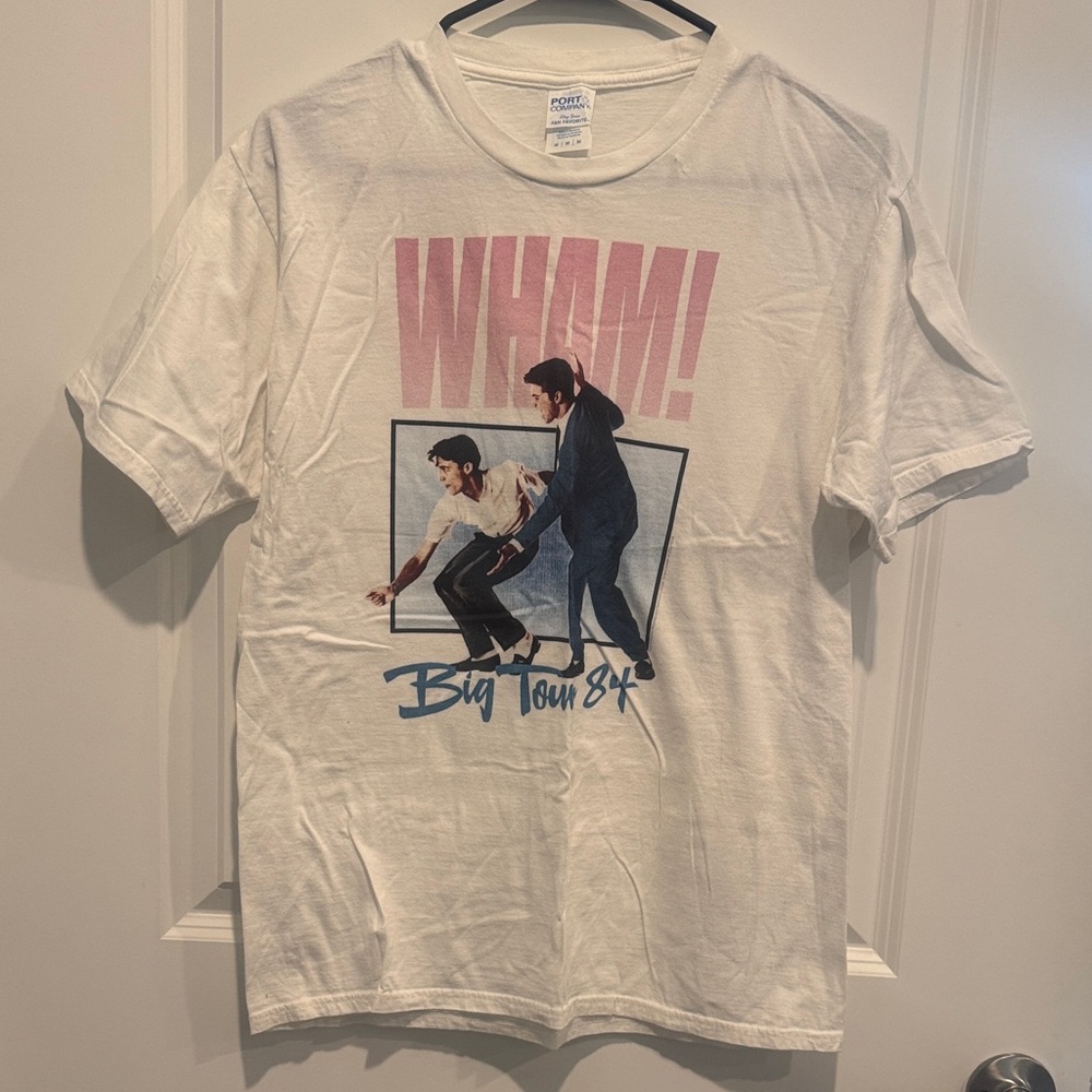 Port and Company White WHAM! Big Tour 84 T-Shirt